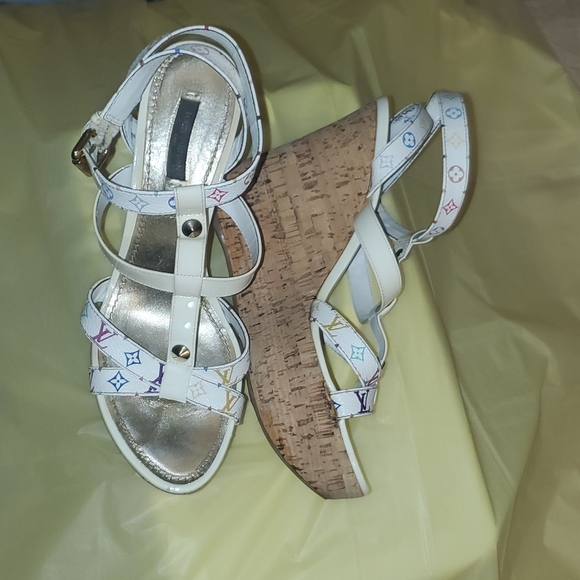 Louis Vuitton  Monogram Multi color  Wedge - Picture 8 of 16